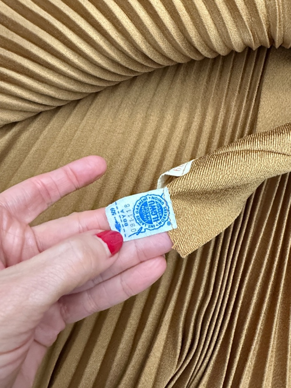 Vintage Miss Theme New York gold 60’s Palm Royal mini party cocktail dress 6 - Picture 7 of 11